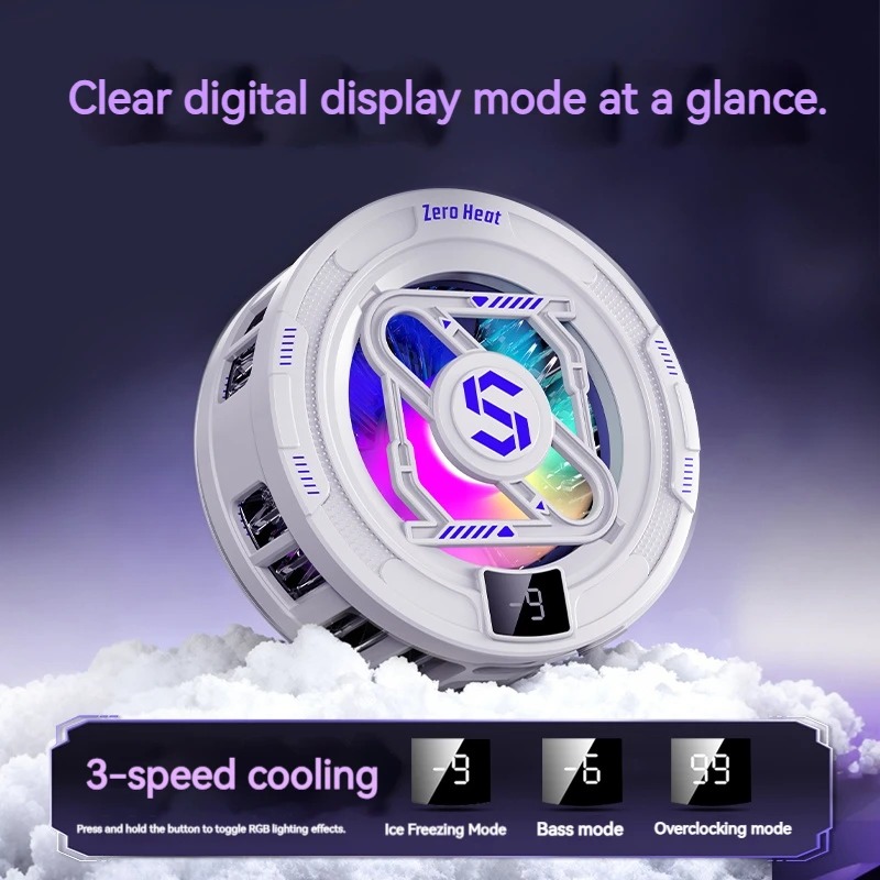 Gaming Accessories Mobile - k52 AI Mobile Cooler con Clip