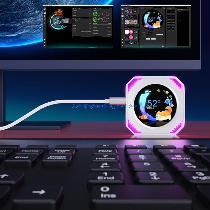 Gaming Hardware And Accessories - Schermo visualizzazione del raffreddamento acqua con