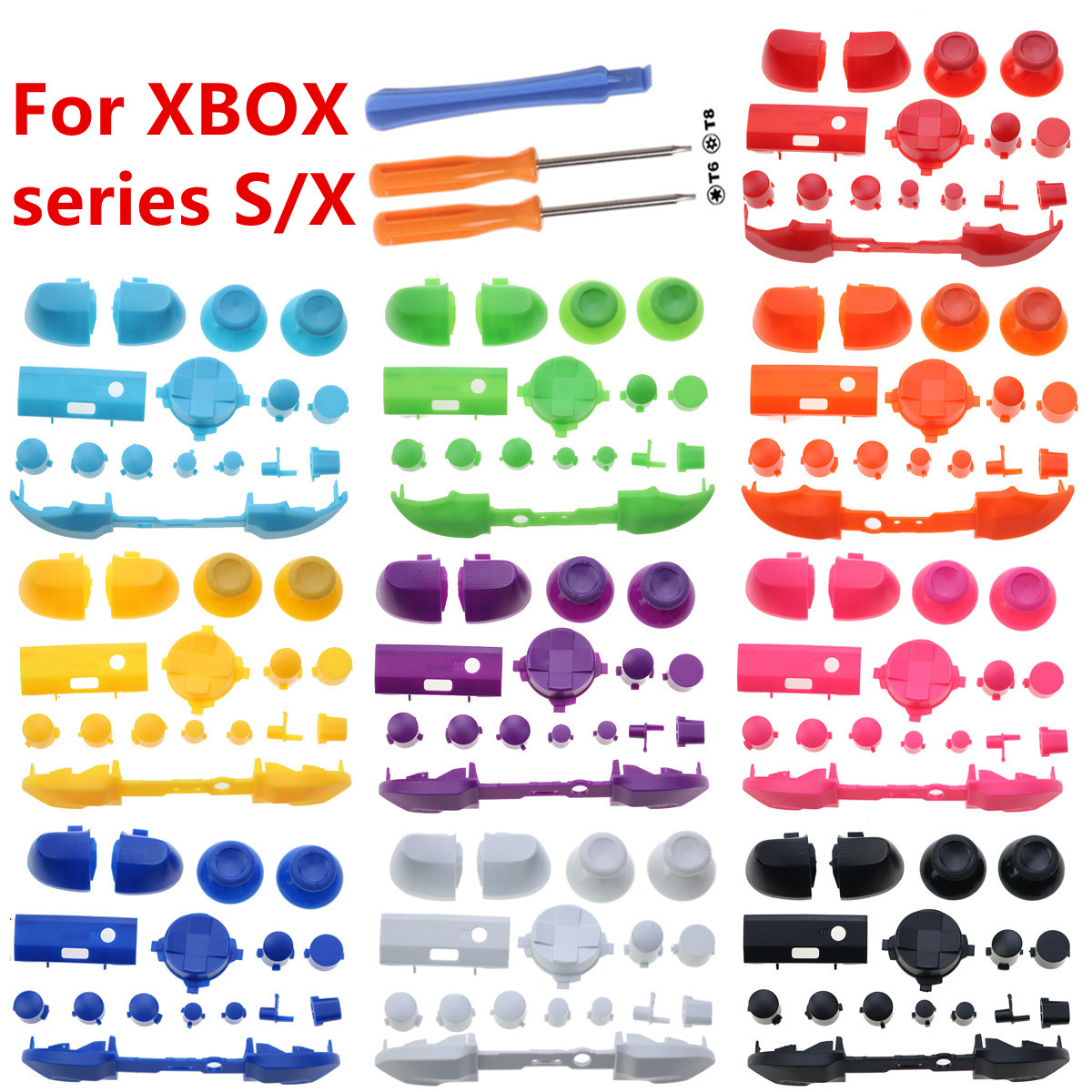 Gaming Controllers Xbox Accessories - Tasti personalizzati Set completo di pulsanti