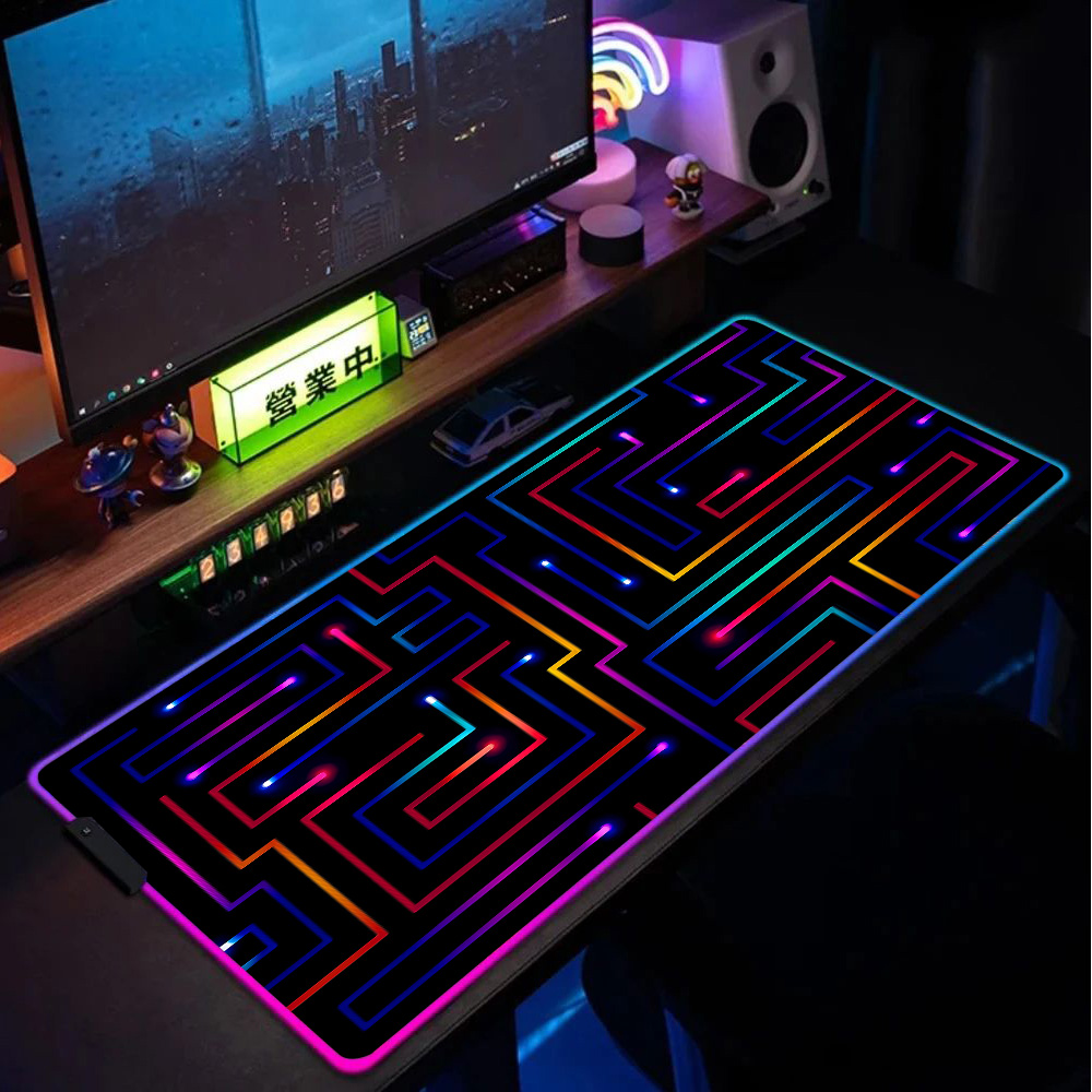 Gaming Accessories Pc Setup - Tappetino per Mouse XXL 900x400 con