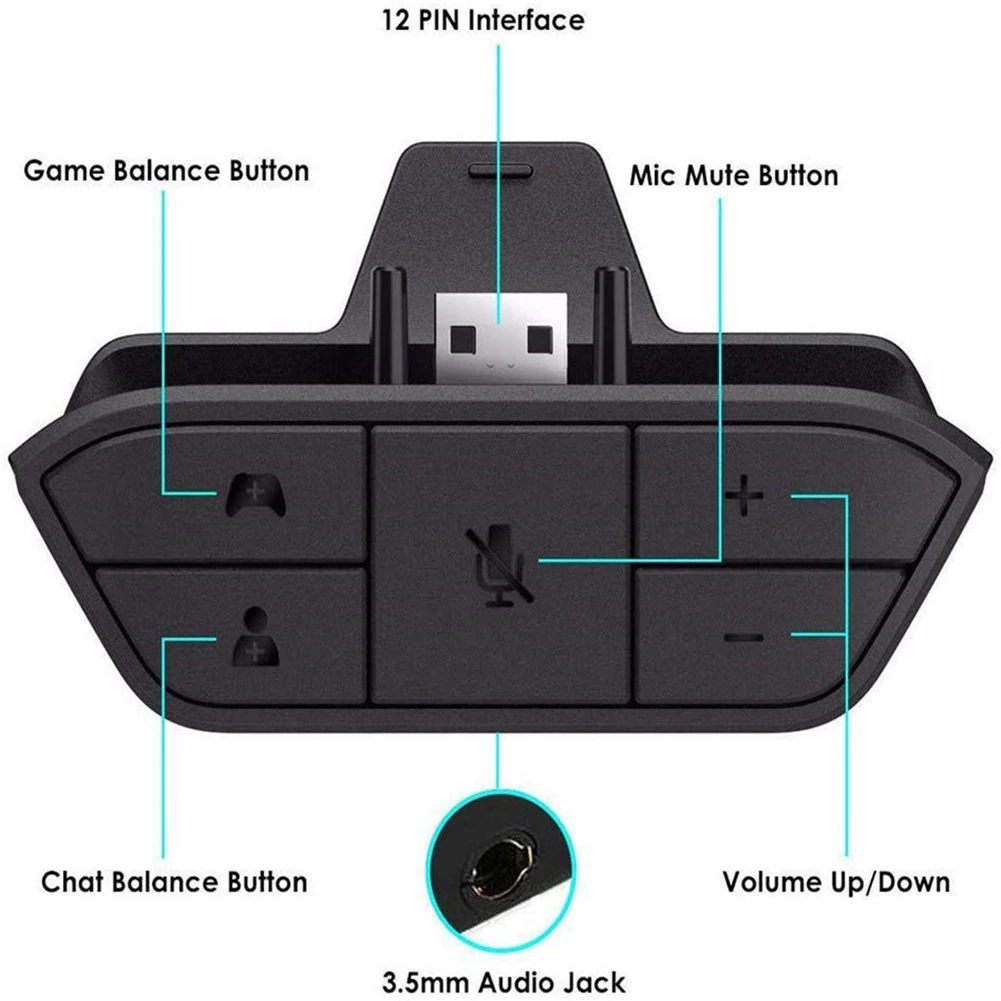 Adattatore per cuffie Stereo p - Gaming Controllers Xbox Accessories recensione e prezzo
