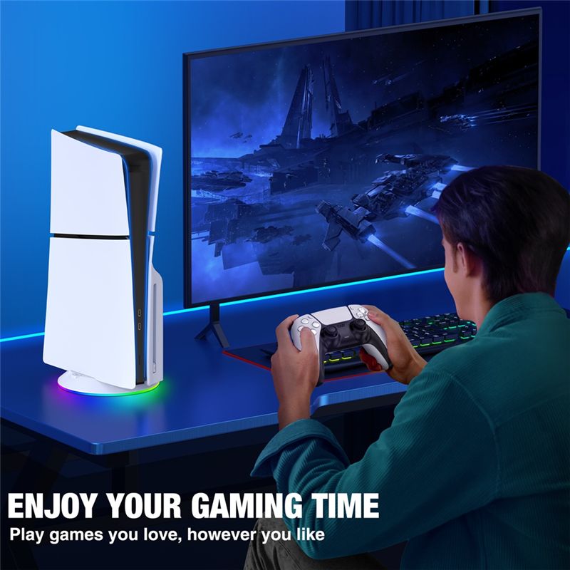 Supporto verticale AED7 con lu - Gaming Zone Accessories recensione e prezzo