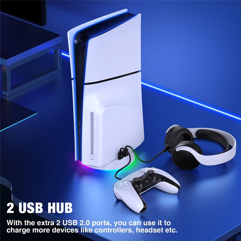 Supporto verticale AED7 con lu - Gaming Zone Accessories recensione e prezzo