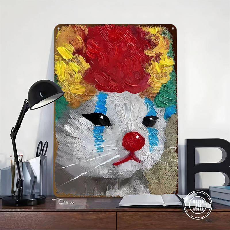 Triste Clown Cat Painting Post - Vintage Gaming Accessories recensione e prezzo