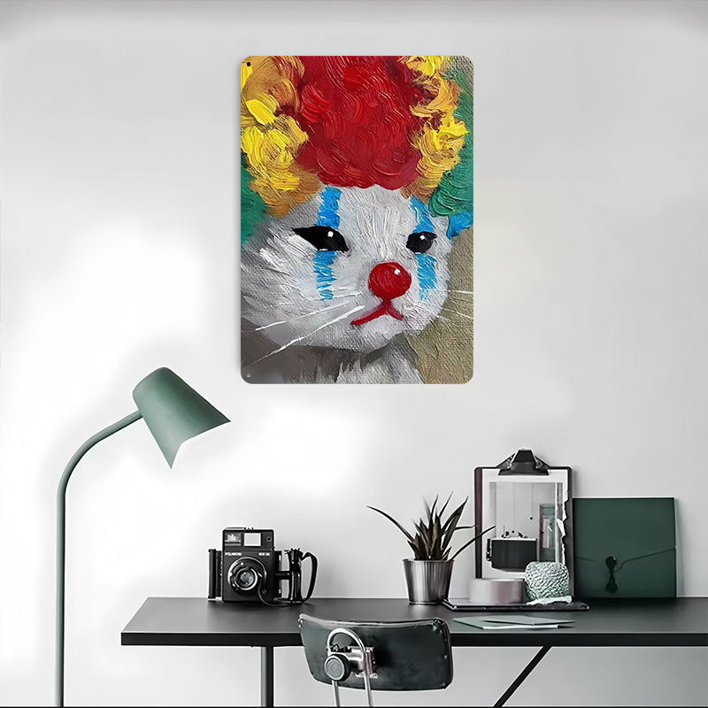 Triste Clown Cat Painting Post - Vintage Gaming Accessories recensione e prezzo