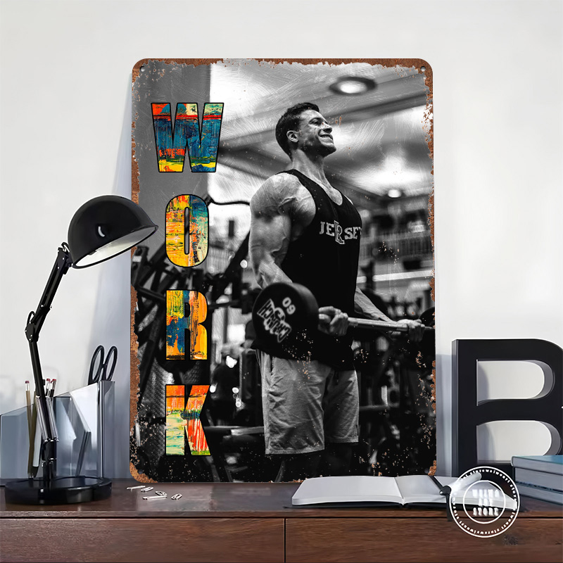 Poster in Latta per Palestra,  - Vintage Gaming Accessories recensione e prezzo